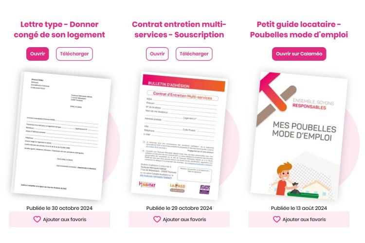 Ressources documentaires locataires