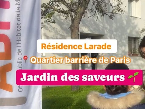 LA RÉSIDENCE LARADE RÉHABILITÉE ET AGRÉMENTÉE D’UN JARDIN