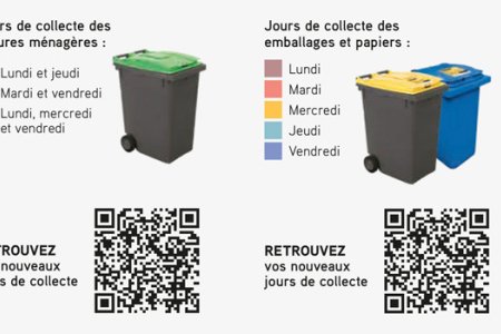 NOUVEAUX JOURS DE COLLECTE DES DÉCHETS