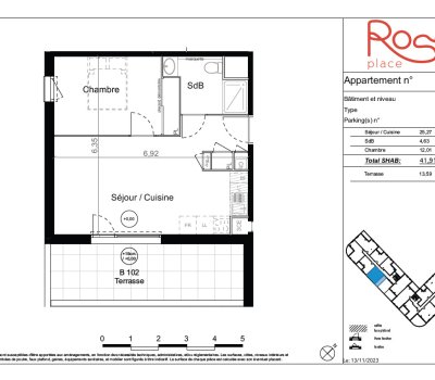 ROSE PLACE appt  T2 en location-accession* 31500 toulouse-Roseraie-Argoulet