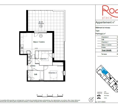 ROSE PLACE appt T3  en location-accession* 31500 toulouse-Roseraie-Argoulet