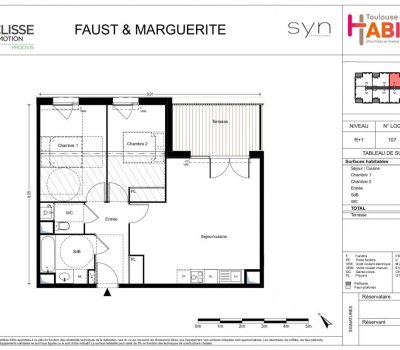 FAUST ET MARGUERITE appt T3  en location accession 31100 Toulouse- secteur St Simon